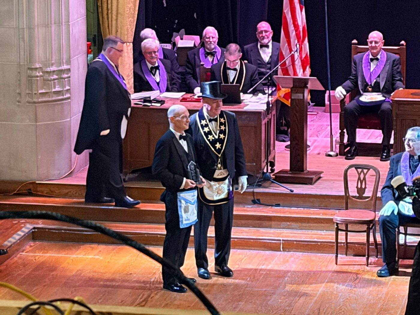 The Master Pillar Award presentation