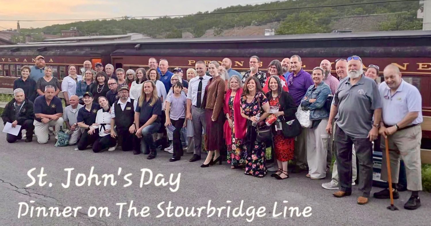 St. John's Day dinner on The Stourbridge Line